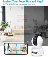 Cargar imagen en el visor de la galería, Cámara de seguridad para el hogar inalámbrica de 3MP NDP1