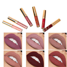 Cargar imagen en el visor de la galería, Juego de 6 pintalabios mate de larga duración ✅⭐ Popular NDP-1