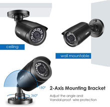 Cargar imagen en el visor de la galería, ZOSI Cámara de seguridad 2.0 MP FHD 1080p para exterior/interior NDP17