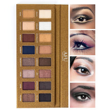 Cargar imagen en el visor de la galería, Paleta de sombras de ojos mate + brillo 16 colores NDP-23