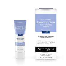 Cargar imagen en el visor de la galería, Neutrogena Crema nocturna antiarrugas de retinol con vitamina E y B5, 1.4 oz