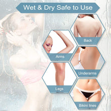 Cargar imagen en el visor de la galería, Maquinilla de afeitar eléctrica para mujeres recargable sin dolor mojado y seco sin cable NDP-13