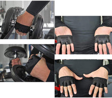 Cargar imagen en el visor de la galería, guantes de gimnasio para levantamiento, entrenamiento, ciclismo, yoga, correr, 2 pares, color negro NDP-51