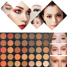 Cargar imagen en el visor de la galería, Maquillaje de la paleta de sombras de ojos 35 Color Pro NDP-28
