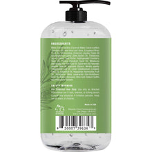 Cargar imagen en el visor de la galería, Jabón de manos líquido puro de aloe vera - con árbol de té terapéutico, aceites de menta verde, 16 fl oz