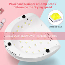 Cargar imagen en el visor de la galería, Easkep - Secador de uñas rápido de 86 W, luz LED, salón profesional con 4 ajustes de temporizador NDP-18