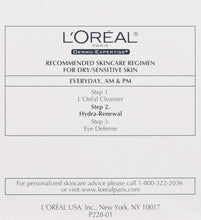 Cargar imagen en el visor de la galería, L'Oréal Paris crema hidratante facial con pro-vitamina B5 para pieles secas / sensibles, 1.7 oz
