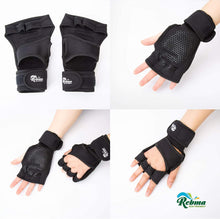 Cargar imagen en el visor de la galería, Guantes para levantamiento de pesas, manos abiertas, ventilados NDP-56