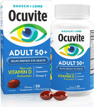 Cargar imagen en el visor de la galería, Adultos 50+ Suplemento de vitaminas con luteína y omega-3,