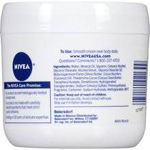 Cargar imagen en el visor de la galería, NIVEA Crema corporal de manteca de cacao - 48 horas 15.5 oz.