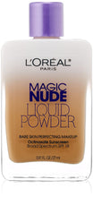 Cargar imagen en el visor de la galería, L'Oreal Paris Magic Nude Liquid Powder Bare Skin Perfecting SPF 18 de maquillaje, 0,91 onza, Buff Beige