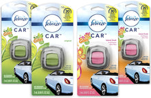 Cargar imagen en el visor de la galería, Febreze Ambientador para coche, 2 Gain Original y 2 Gain Island Fresh Aromas (4 unidades) NDP-86
