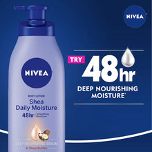 Cargar imagen en el visor de la galería, NIVEA Shea Loción corporal hidratante - 48 horas- 16.9oz