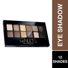 Cargar imagen en el visor de la galería, Maybelline New York The Nudes paleta de sombra de ojos, 0,34 oz