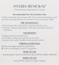 Cargar imagen en el visor de la galería, L'Oréal Paris crema hidratante facial con pro-vitamina B5 para pieles secas / sensibles, 1.7 oz