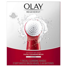 Cargar imagen en el visor de la galería, Cepillo de limpieza facial Olay de Olay Regenerist, exfoliante facial con 2 cabezales de cepillo