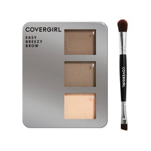 Cargar imagen en el visor de la galería, Kit de polvos para cejas fáciles de usar de Covergirl, Total 1, Marrón suave