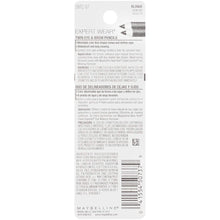 Cargar imagen en el visor de la galería, Maybelline New York Makeup Expert usa lápices de cejas gemelas y lápices de ojos, sombra marrón claro, 2 unidades