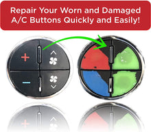 Cargar imagen en el visor de la galería, Kit de reparación de botones de salpicadero de CA para vehículos GM seleccionadosNDP-12
