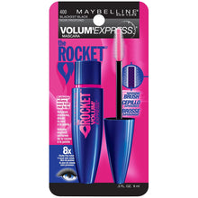 Cargar imagen en el visor de la galería, Maybelline New York Volum 'Express The Rocket - Mascara lavable, paquete de 1, Negro más negro lavable