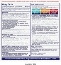 Cargar imagen en el visor de la galería, Parche transparente para la fase 1 de Nicoderm