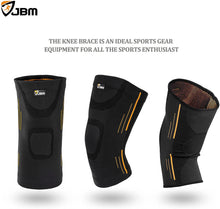 Cargar imagen en el visor de la galería, Estabilizador de rodilla Alivio del dolor seguro para ejercicio físico Baloncesto Correr Negro - 3 unidades NDP-20