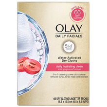 Cargar imagen en el visor de la galería, Olay, Toallitas de limpieza facial para quitar el maquillaje, 33 unidades