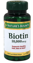 Cargar imagen en el visor de la galería, Suplemento de Biotin 10,000mg.