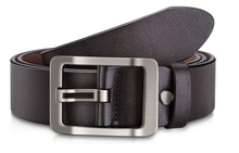 Cargar imagen en el visor de la galería, Cinturón de vestir casual de cuero genuino- Marron NDP-2