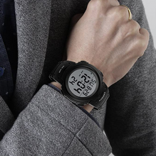 Cargar imagen en el visor de la galería, Reloj deportivo digital para hombre con pantalla LED grande NDP-7
