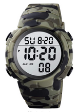Cargar imagen en el visor de la galería, Reloj deportivo digital para hombre con pantalla LED grande NDP-7