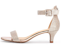 Cargar imagen en el visor de la galería, SHOWHOW Tacones bajos para mujer, punta abierta NDP 53