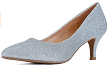 Cargar imagen en el visor de la galería, Guilty Zapatos Mujeres Clásico Brillo plateado NDP 36
