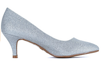Cargar imagen en el visor de la galería, Guilty Zapatos Mujeres Clásico Brillo plateado NDP 36