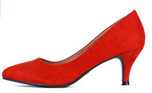 Cargar imagen en el visor de la galería, Guilty Zapatos rojos de suede NDP 33