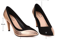 Cargar imagen en el visor de la galería, Sorliva Zapatos de tacón alto, punta cerrada sexy Oro NDP 13