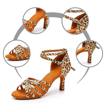 Cargar imagen en el visor de la galería, Zapatos para mujer beige Leopardo-2.76 "Tacones NDP 8