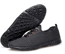 Cargar imagen en el visor de la galería, DOUSSPRT Zapatos de agua para mujer negros NDP 5