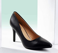 Cargar imagen en el visor de la galería, Trary Tacón alto con punta puntiaguda para mujer negros NDP 4