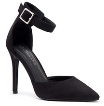 Cargar imagen en el visor de la galería, Shoe Land Zapato de gamuza para mujer de tacón alto NDP1