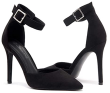 Cargar imagen en el visor de la galería, Shoe Land Zapato de gamuza para mujer de tacón alto NDP1