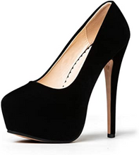 Cargar imagen en el visor de la galería, Zapatos de salón con plataforma y tacón alto para mujer NDP 42