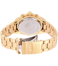 Cargar imagen en el visor de la galería, Reloj de acero inoxidable chapado en oro de 18 quilates para hombre NDP18