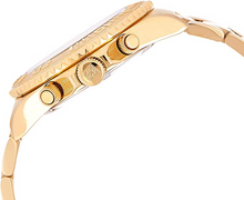 Cargar imagen en el visor de la galería, Reloj de acero inoxidable chapado en oro de 18 quilates para hombre NDP18