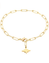 Cargar imagen en el visor de la galería, Pulsera de cadena de oro de 18 quilates con pequeñas perlas, turquesa NDP23