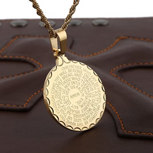 Cargar imagen en el visor de la galería, Collar de joyería cristiana con versículo de la Biblia NDP35