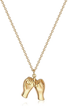 Cargar imagen en el visor de la galería, Collar con moneda chapada en oro de 18 quilates NDP37