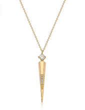 Cargar imagen en el visor de la galería, Collar con moneda chapada en oro de 18 quilates NDP37