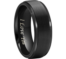 Cargar imagen en el visor de la galería, Anillo de boda de tungsteno para hombres y mujeres NDP96