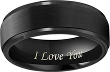 Cargar imagen en el visor de la galería, Anillo de boda de tungsteno para hombres y mujeres NDP96